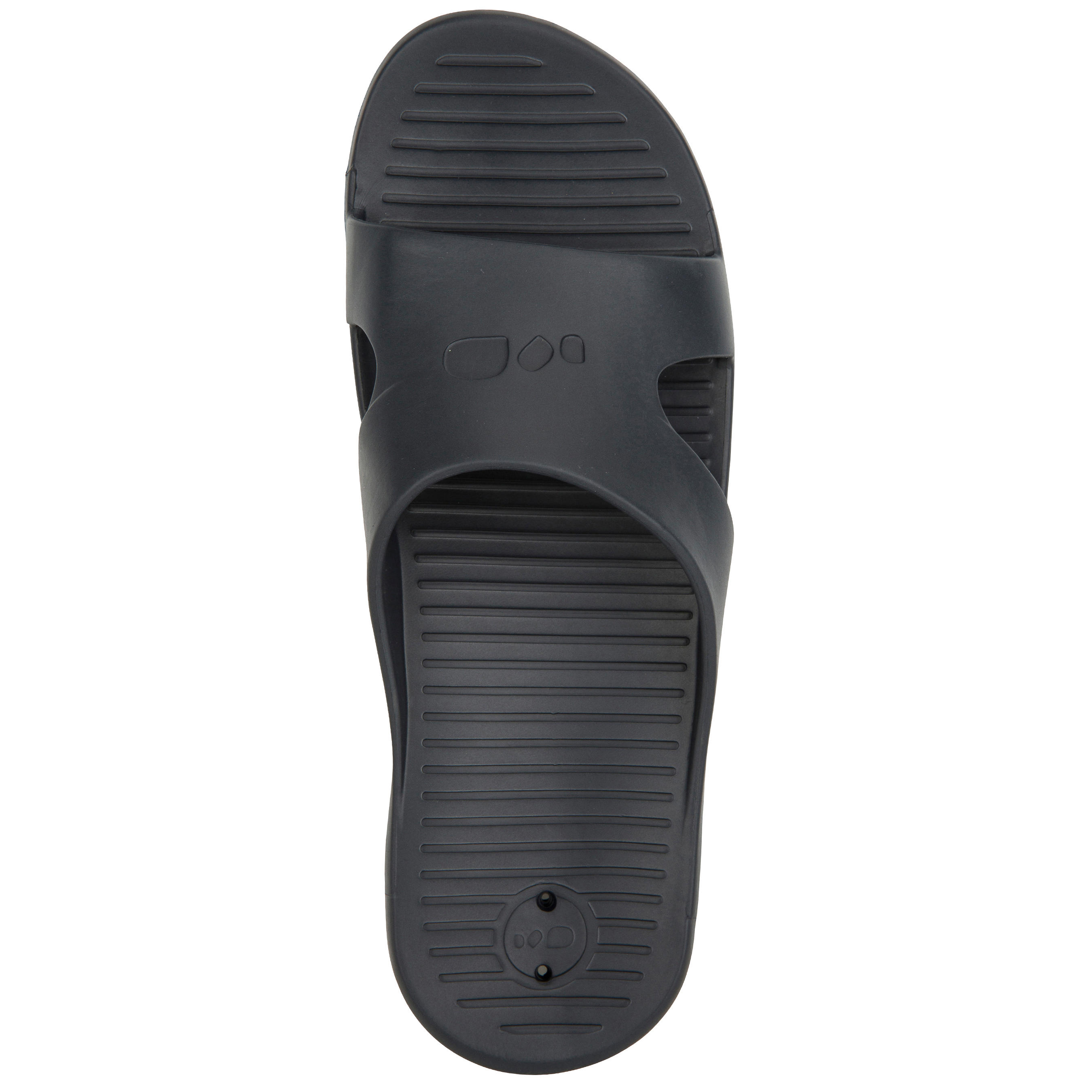 Men’s pool sandals slap 100 basic grey