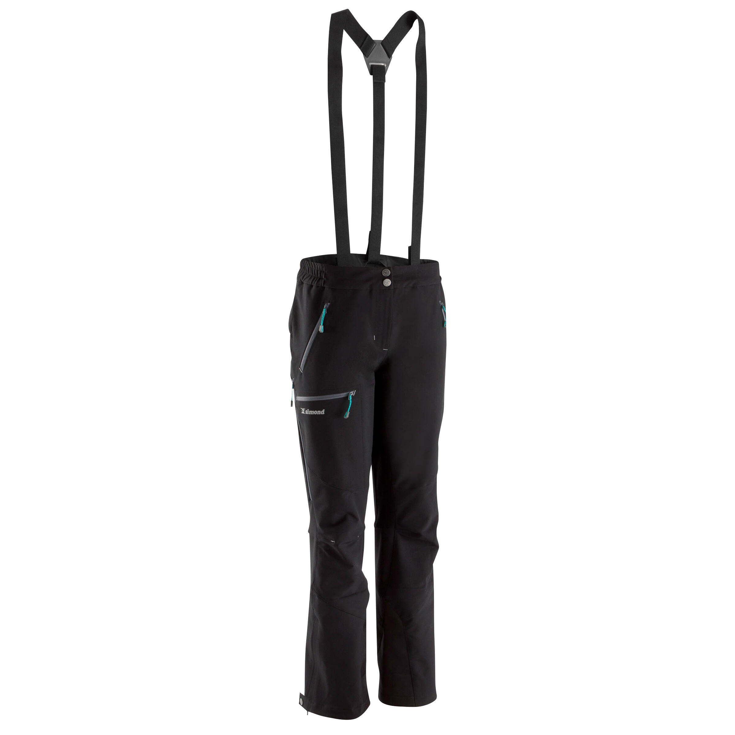 Alpin Loacker Women's Softshell Hiking Pants, Black - From Austria