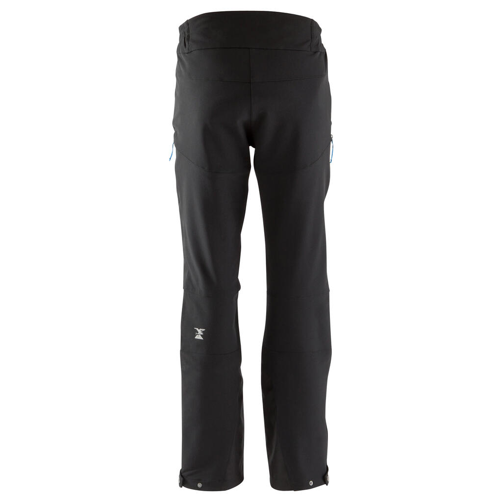 Softshellhose Bergsteigen Alpinism Herren schwarz