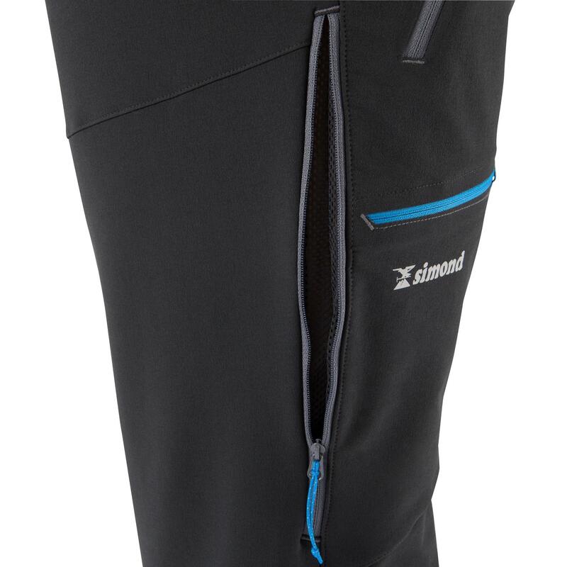 Pantalones de alpinismo y alta montaña con tirantes Hombre Simond Alpi