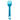 Camp Set of 3 hiker's plastic cutlery items (knife, fork, spoon) - blue