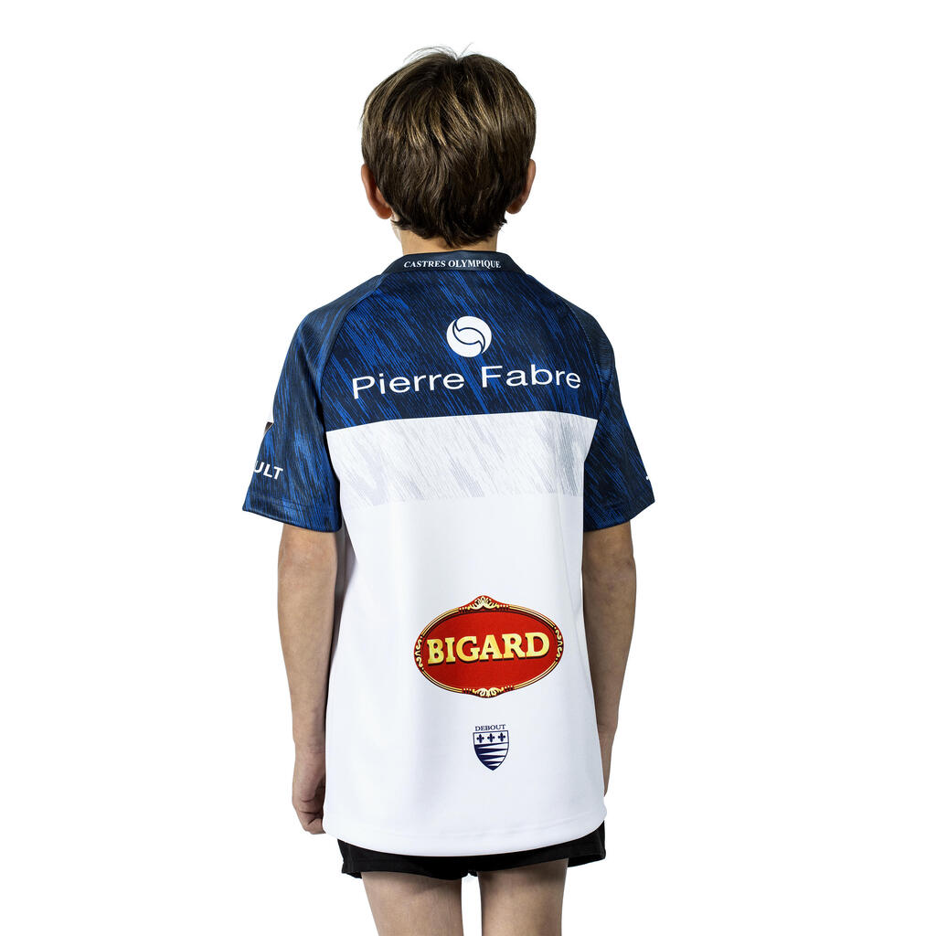 Castres Olympique TOP14 Kids Replica Away Shirt 2016 2017