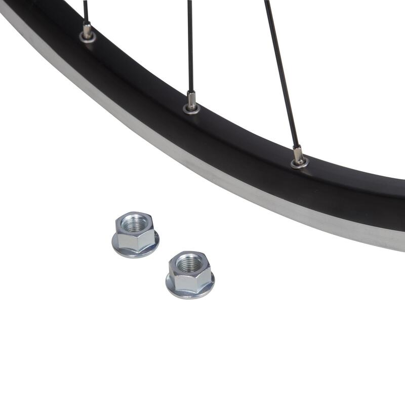 Achterwiel 700 voor racefiets freewheel dubbelwandig Triban 100