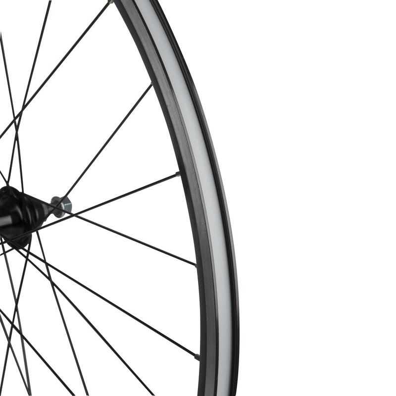 Achterwiel 700 voor racefiets freewheel dubbelwandig Triban 100