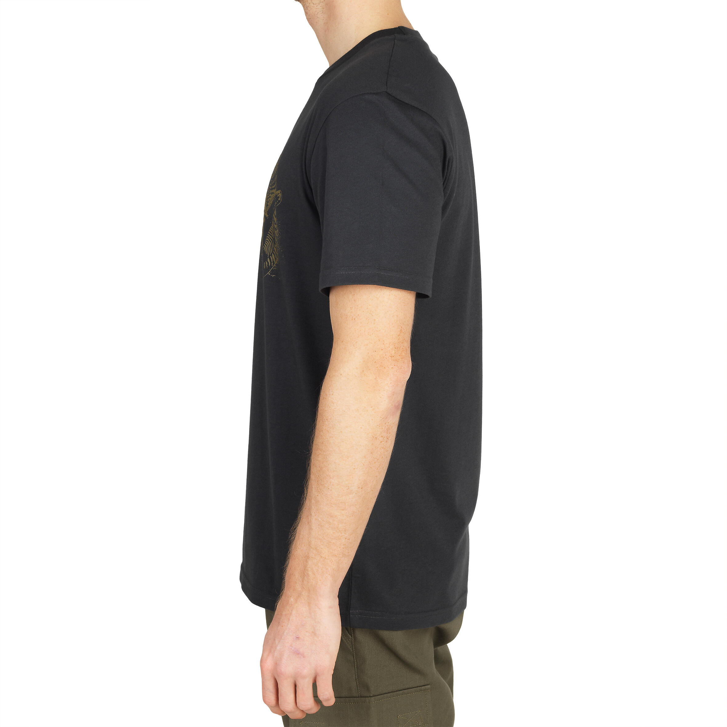 Cotton short-sleeved hunting t-shirt 100