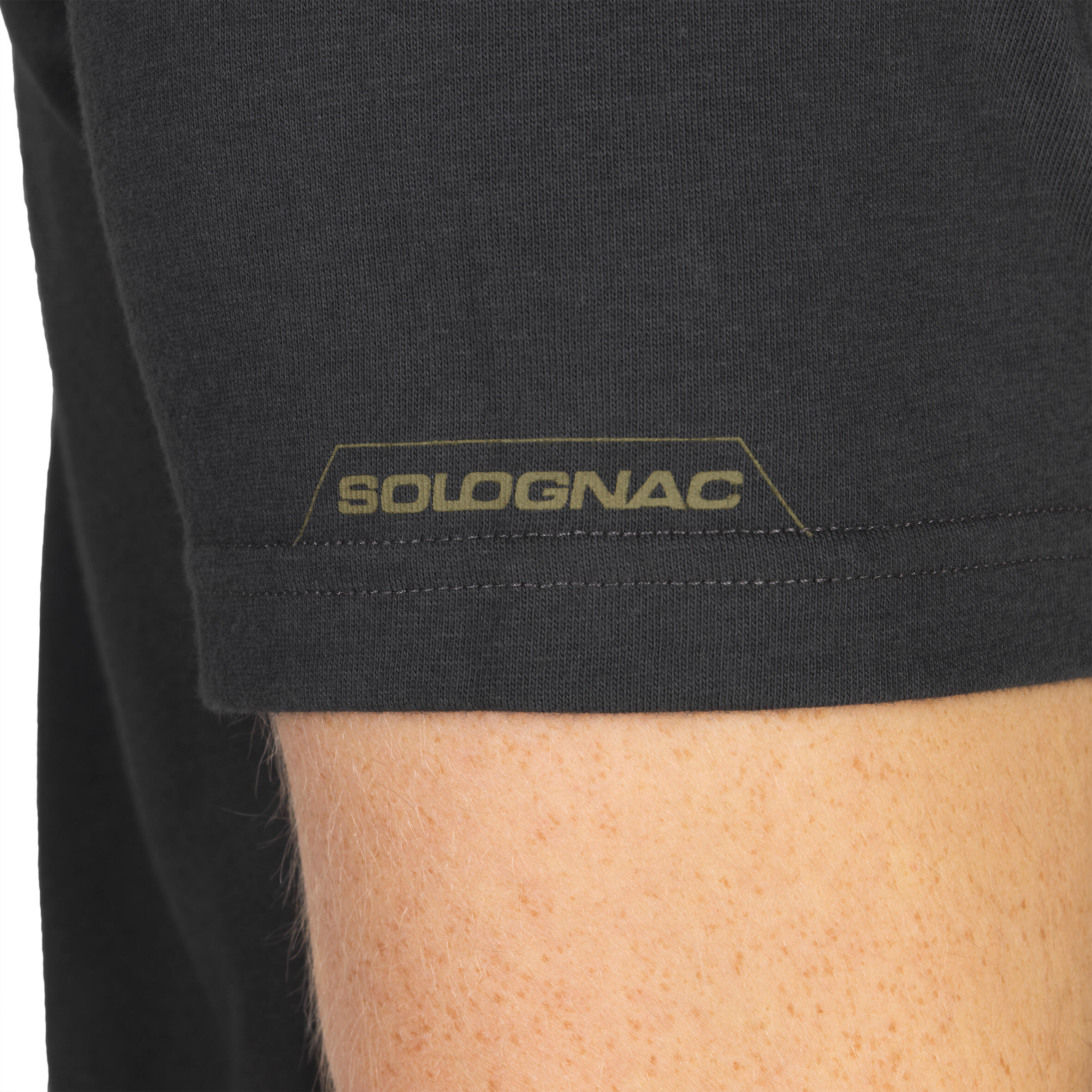 Cotton short-sleeved hunting t-shirt 100