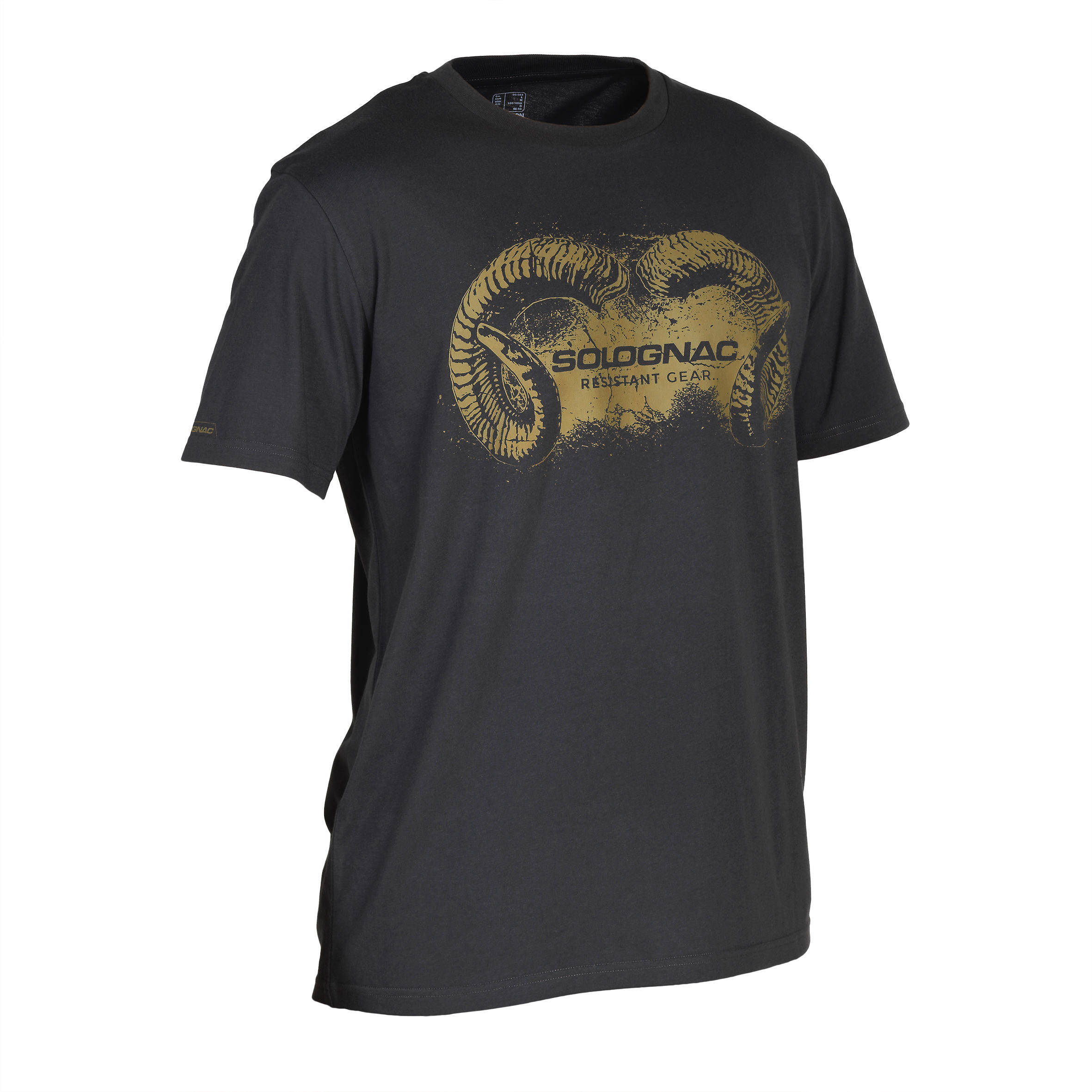 Cotton short-sleeved hunting t-shirt 100 -  2