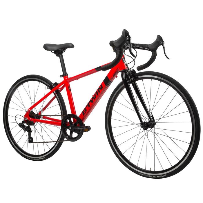 fahrrad rennrad b'twin männer blauen rahmen