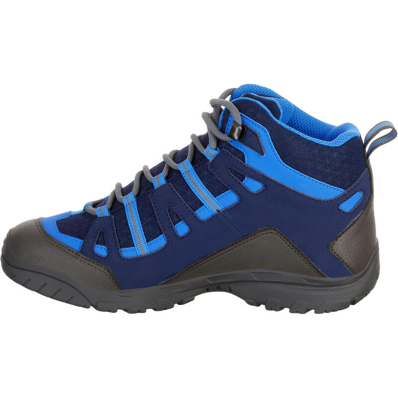 Chaussures de randonnée enfant NH500 Mid imperméables JR bleu