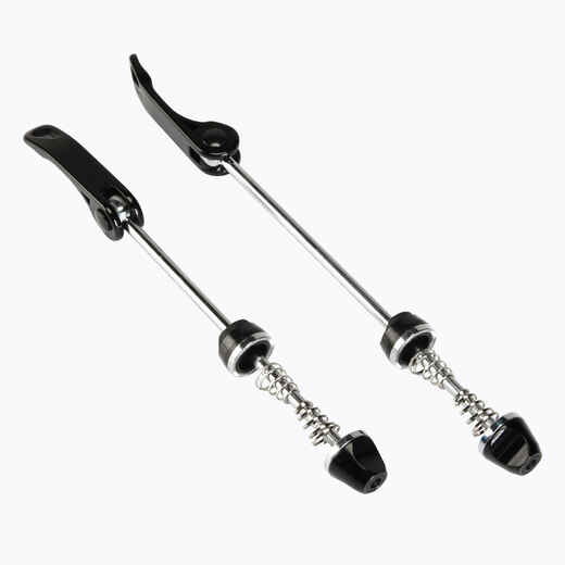 
      Road Biking Quick Release for Front and Rear Wheels
  