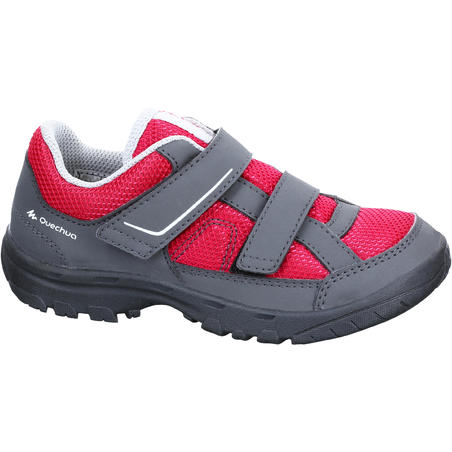Kid's Walking Shoes - Sizes C6.5 to 5 - Pink and Grey
