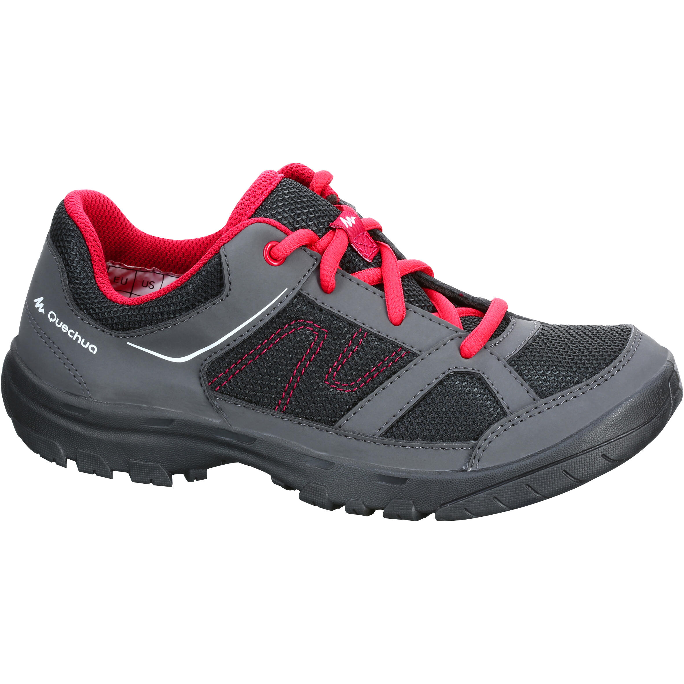 

Kid's Hiking Shoes MH100 JR - Pink -  By QUECHUA | Decathlon