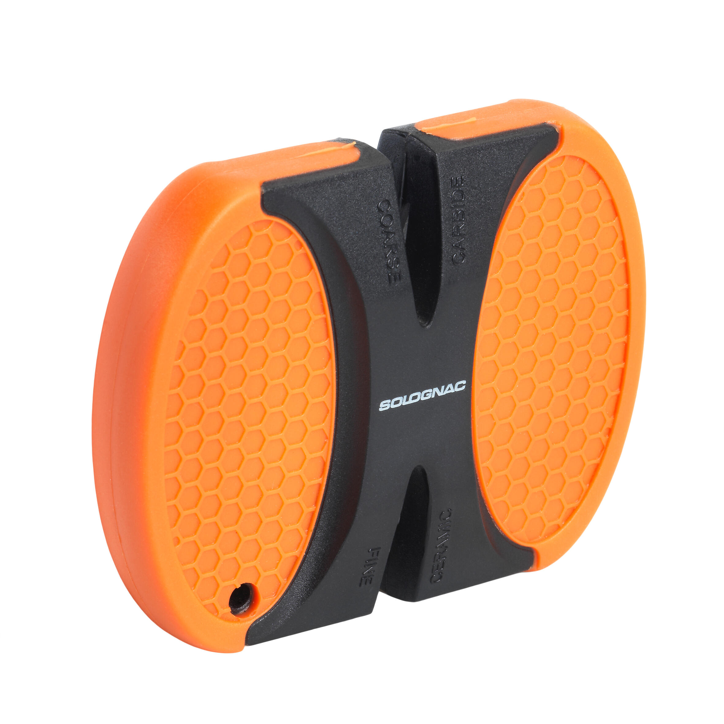 Solognac - Aiguiseur Rapide Double Côtés - Aiguisoir - Chasse Et Tir Sportif - Orange - Taille Unique - Decathlon