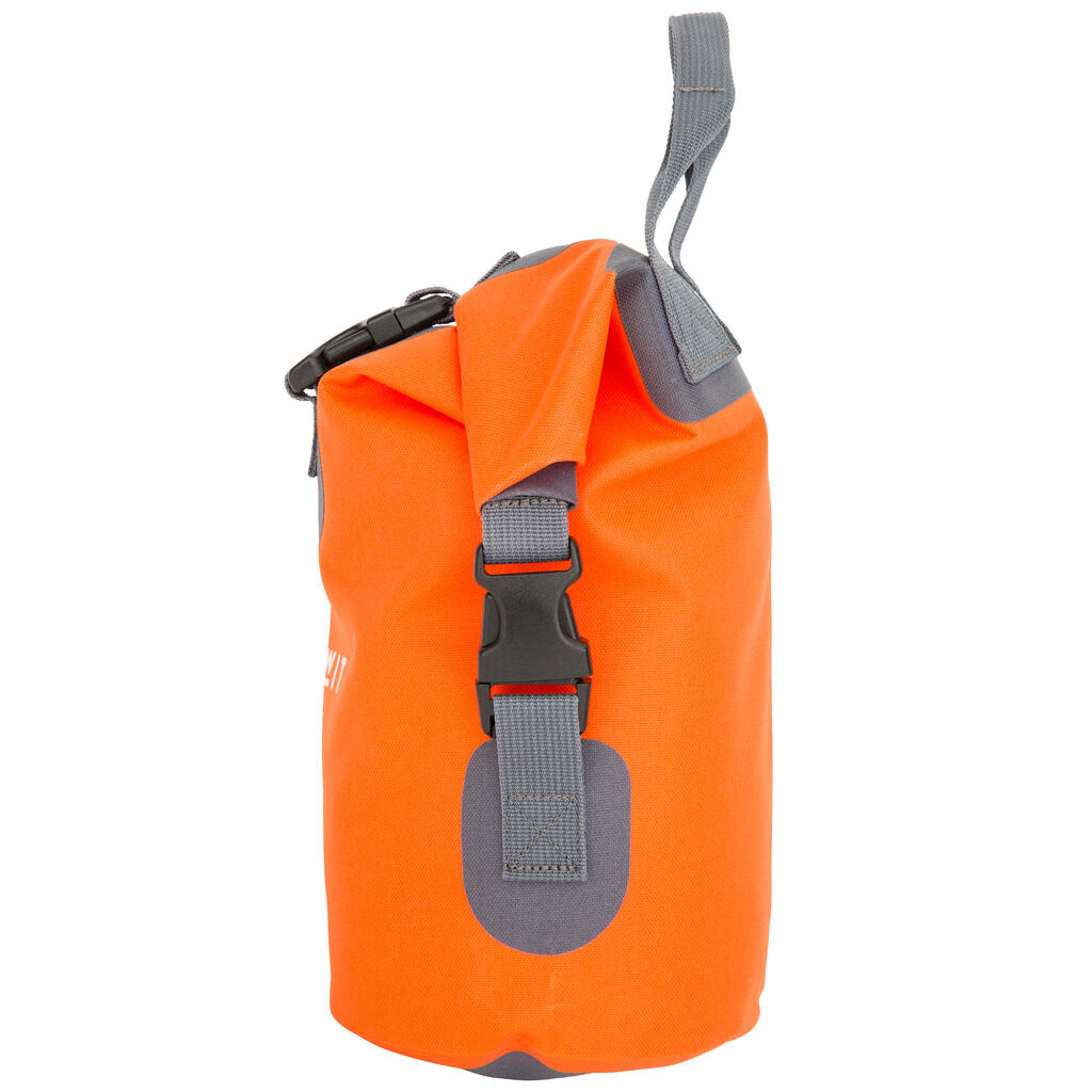 Wasserfeste Tasche 5 l orange ohne Umhängegurt