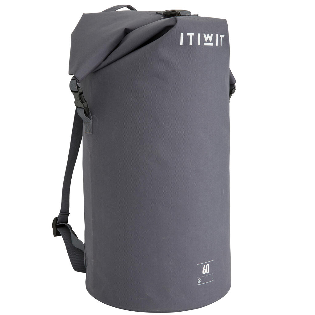 NEPROMOČIVA TORBA IPX6 OD 60 l - SIVA