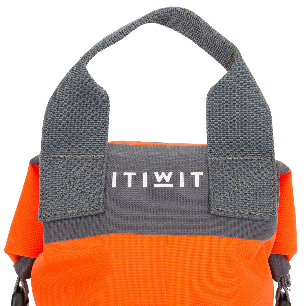 Wasserfeste Tasche 5 l orange ohne Umhängegurt