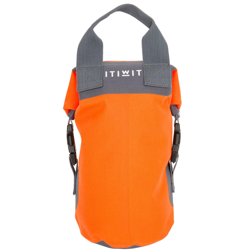 Wasserfeste Tasche 5 l orange ohne Umhängegurt