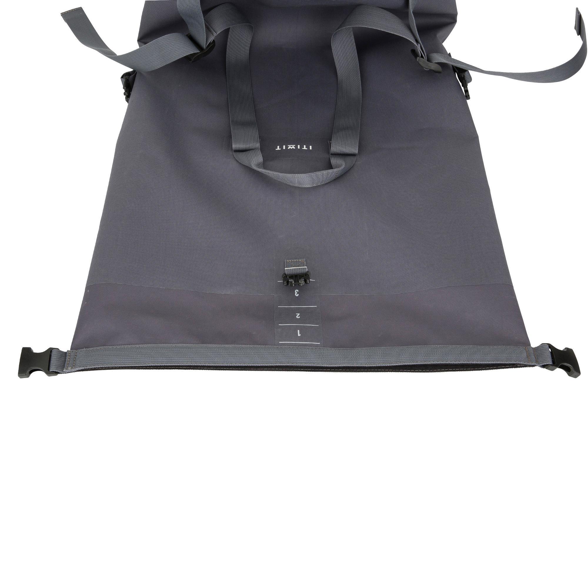 Borsa impermeabile 60L IPX6, grigio