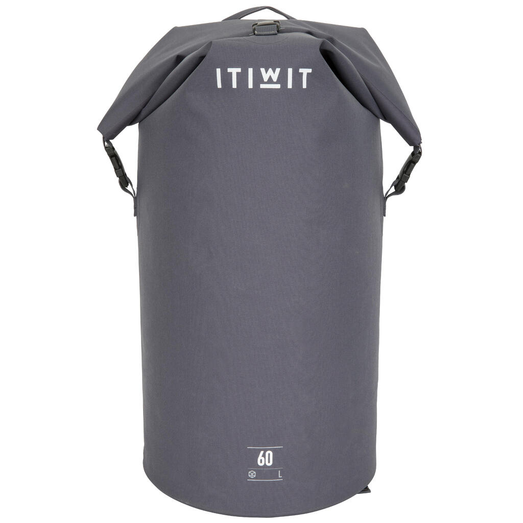 Waterproof Bag 60 L IPX6, grey