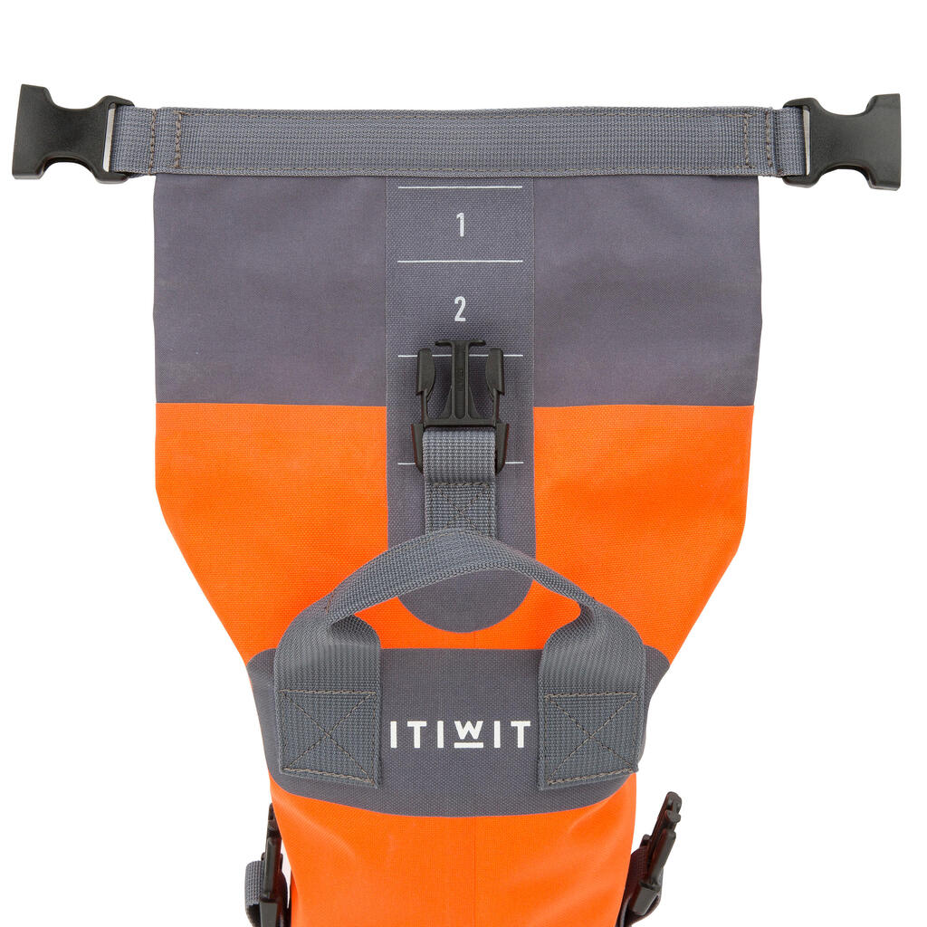 Wasserfeste Tasche 5 l orange ohne Umhängegurt