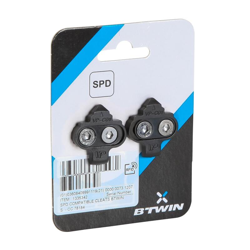 Tacchette compatibili Shimano SPD nere