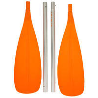 Remo  Desarmable 4 Partes Kayak 100 Naranja