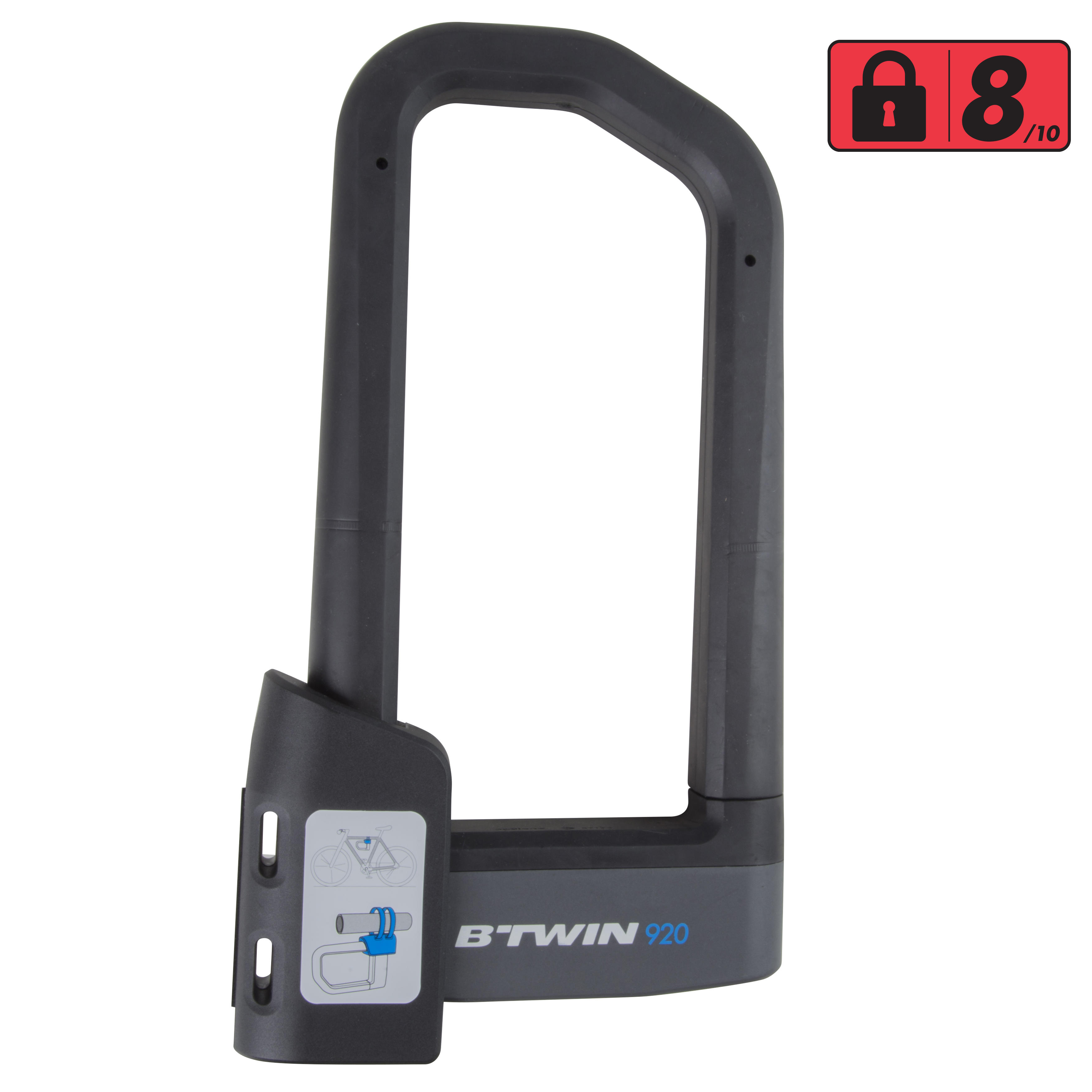 decathlon kryptonite lock