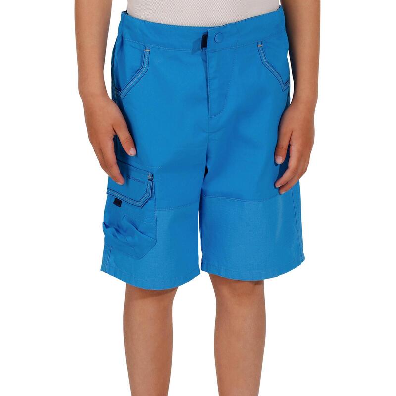 Short Randonnée enfant Hike 500 bleu