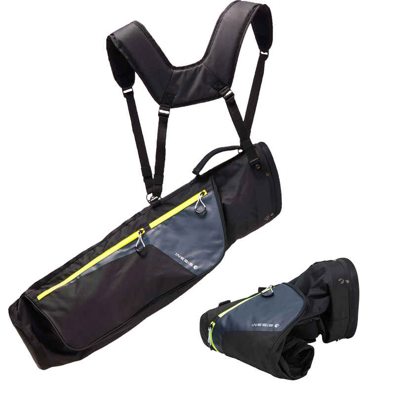 Golfbag flexibel Ultralight ohne Standfuß schwarz Media 1