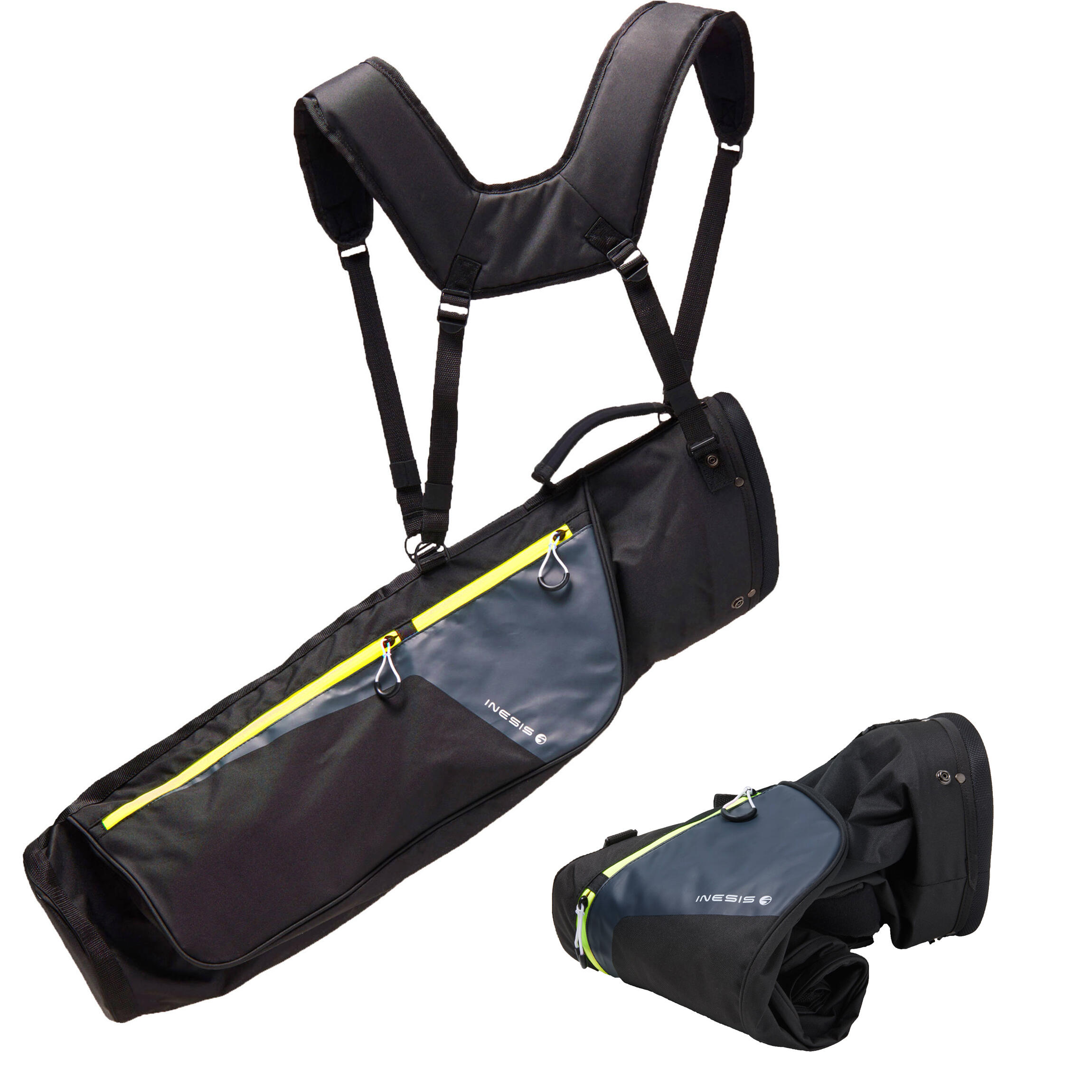 Sacca morbida ULTRALIGHT nera INESIS | DECATHLON