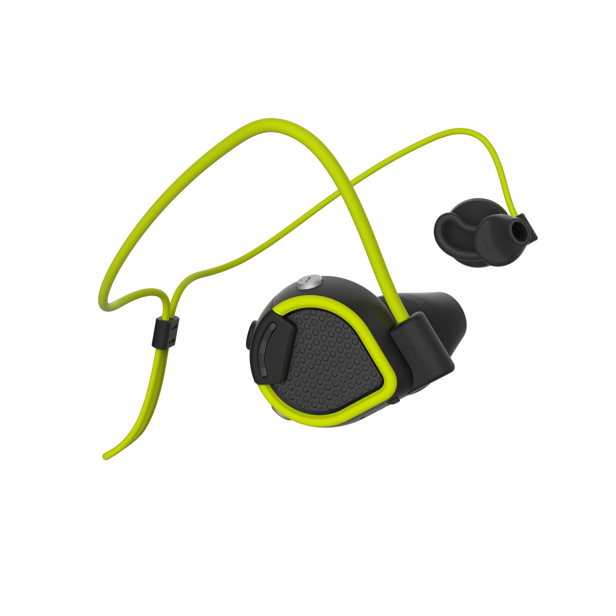 ONear Bluetooth Wireless Sports Earbuds Black Yellow 1/10