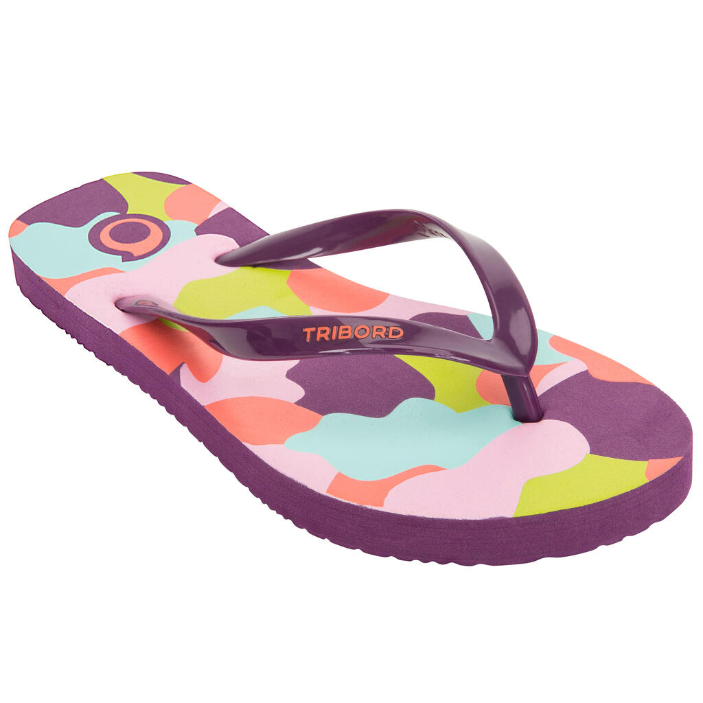 Zehensandalen TO 100S Print Kinder violett