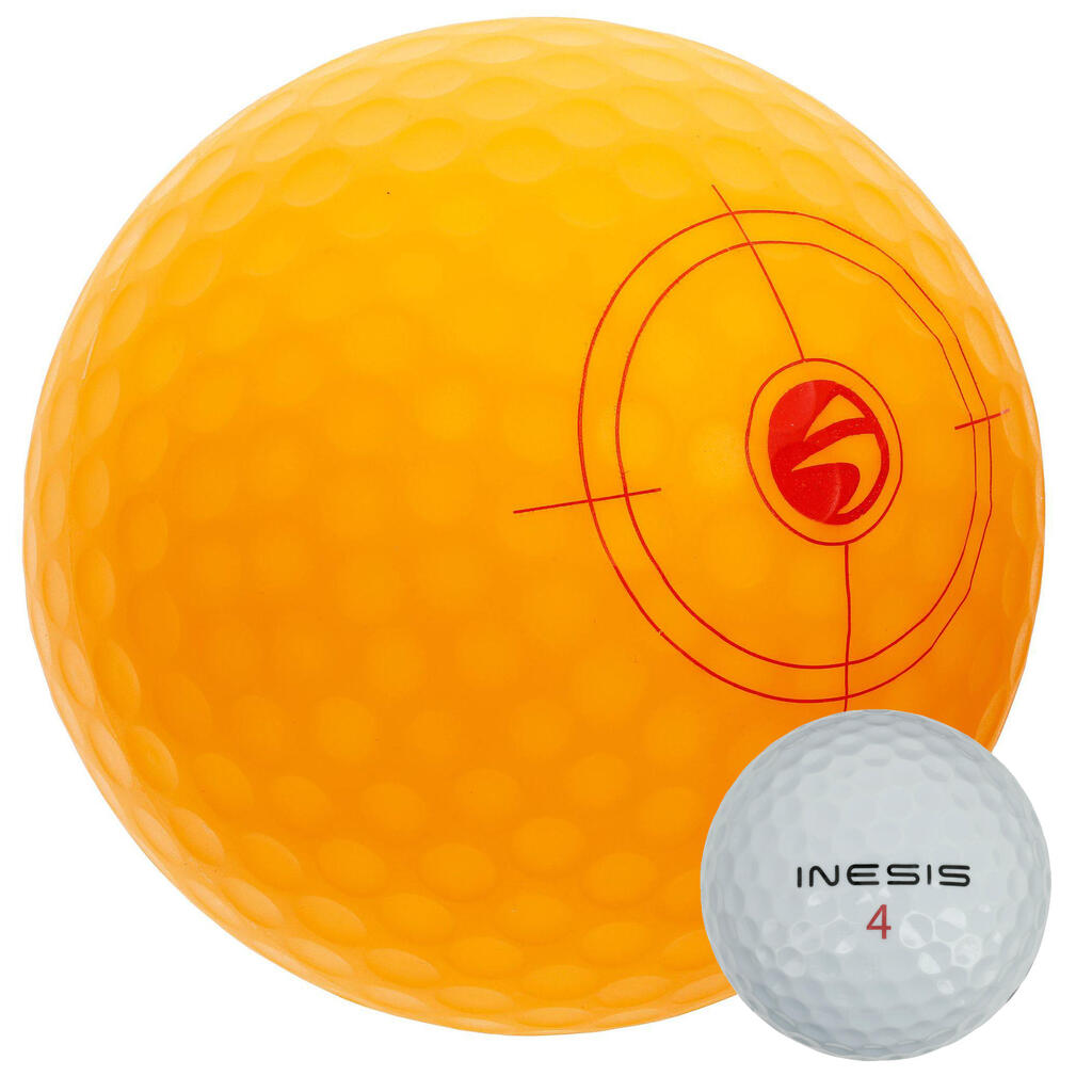 Golfball 500 aufblasbar Kinder orange