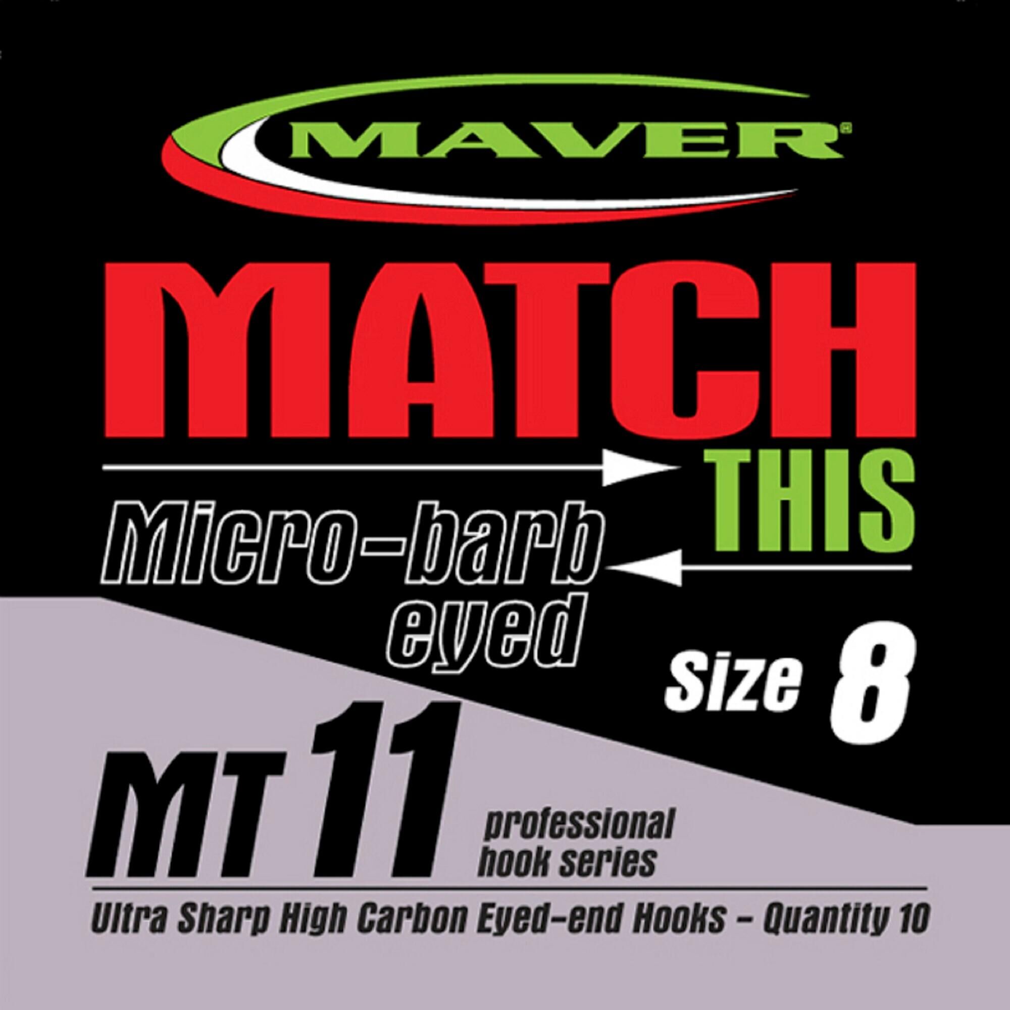 MAVER MT11 Micro Barbed Hooks