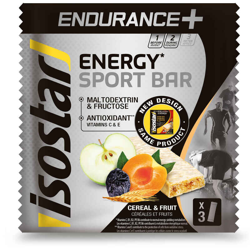 Fruchtriegel Endurance+ Cerealien/Früchte 3 × 40 g Energieriegel