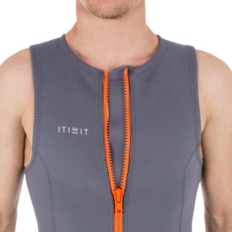 500 MEN'S 2 MM KAYAK STAND UP PADDLE NEOPRENE TANK TOP SHORTY SUIT