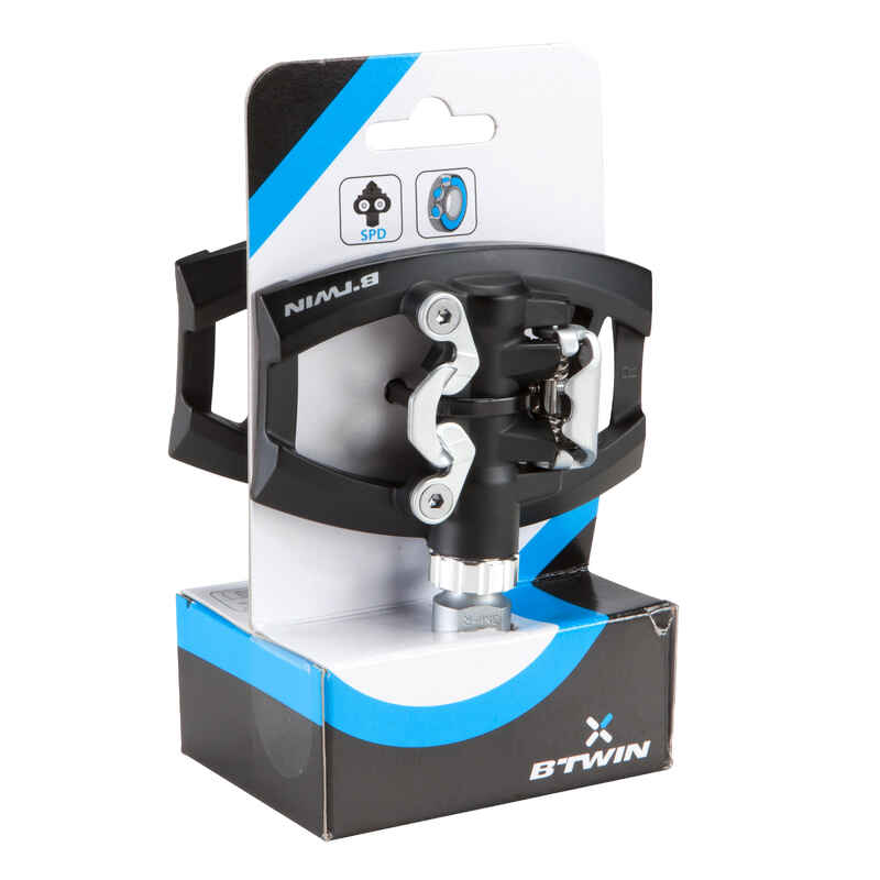 100 Dual Platform Leisure Bike Pedals Decathlon