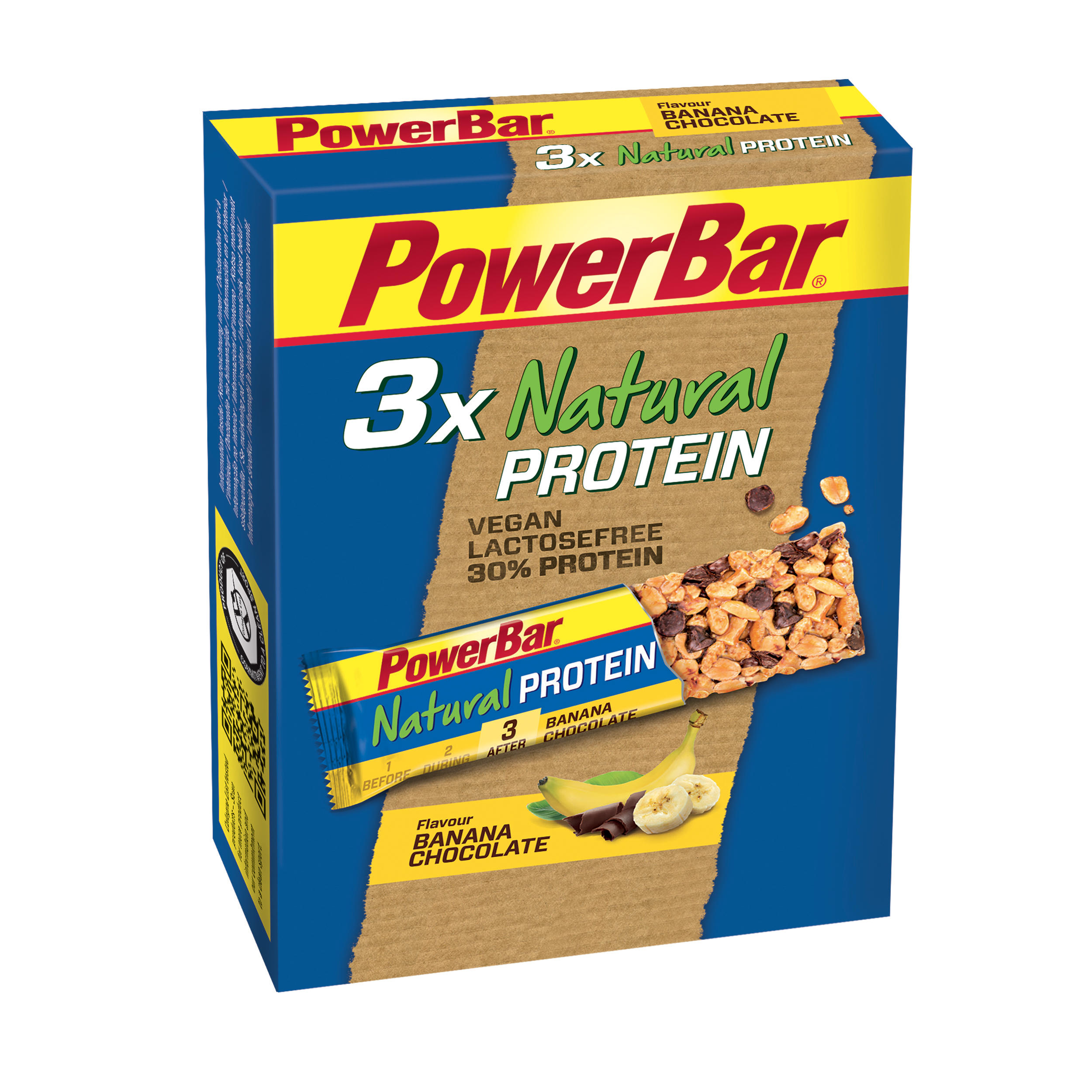 Powerbar Eiwitreep Natural Protein Chocoladebanaan 3X40G powerbar kopen in de aanbieding Powerbar Eiwitreep Natural Protein Chocoladebanaan 3X40G powerbar kopen in de aanbieding