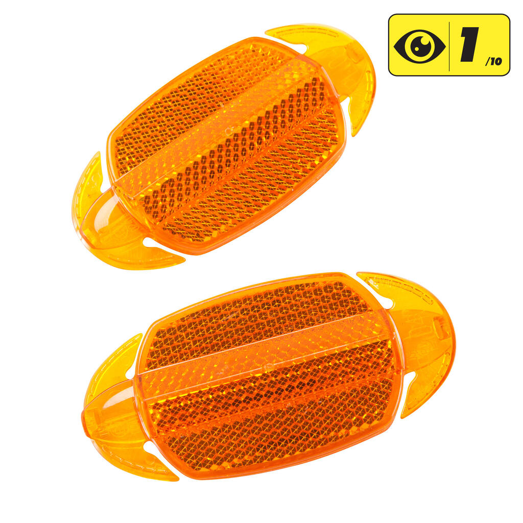 REFLECTOR DE SEGURIDAD PARA RUEDA DE BICICLETA  100