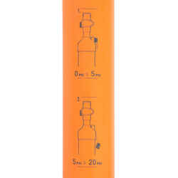 Stand-Up Paddle Double-Action High-Pressure Hand Pump 20 psi - Orange