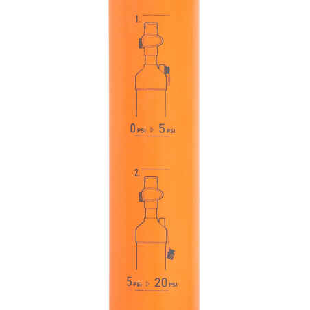 Stand-Up Paddle Double-Action High-Pressure Hand Pump 20 psi - Orange