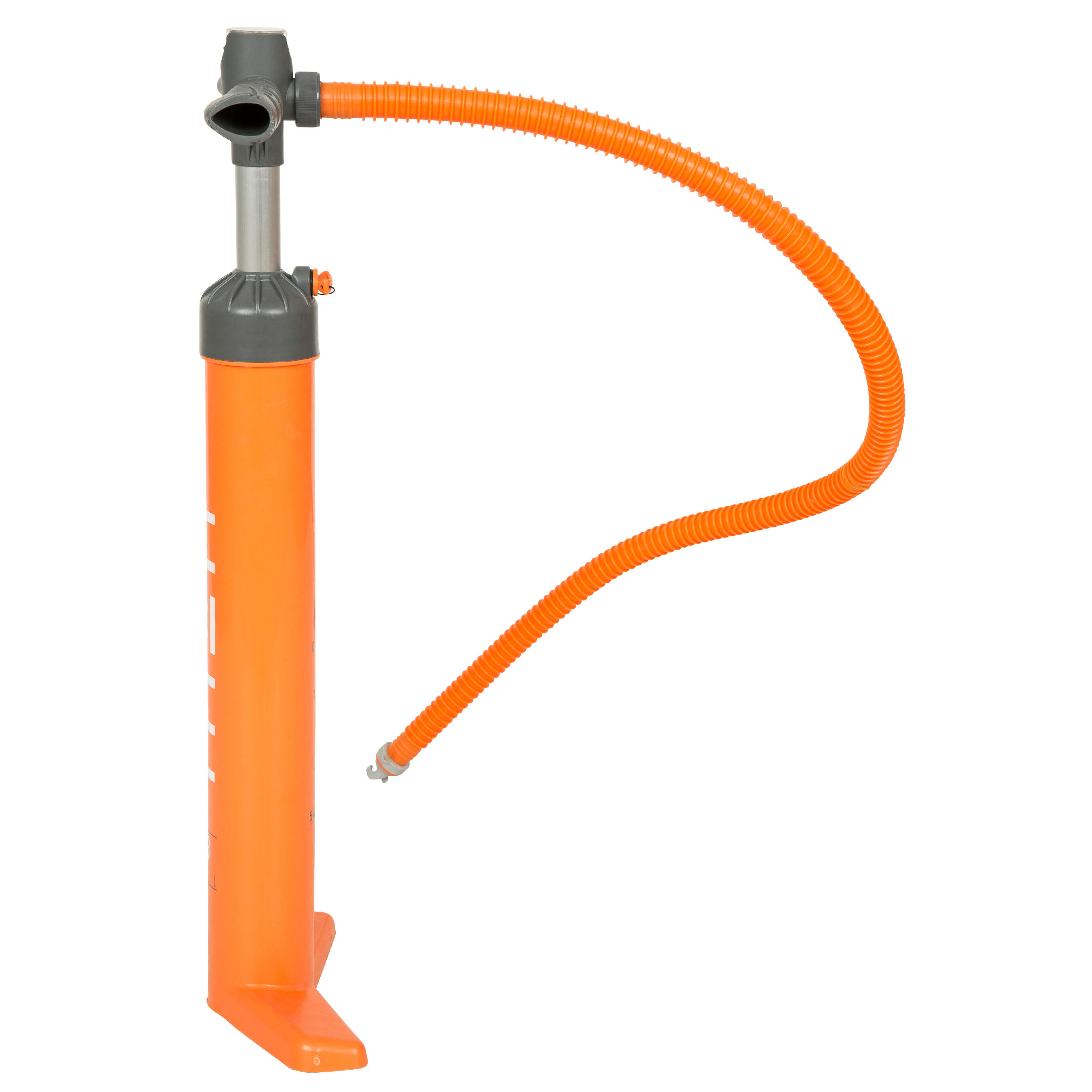 STAND-UP PADDLE DOUBLE-ACTION HIGH-PRESSURE HAND PUMP 20 PSI - ORANGE 3/9