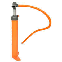 STAND-UP PADDLE DOUBLE-ACTION HIGH-PRESSURE HAND PUMP 20 PSI - ORANGE