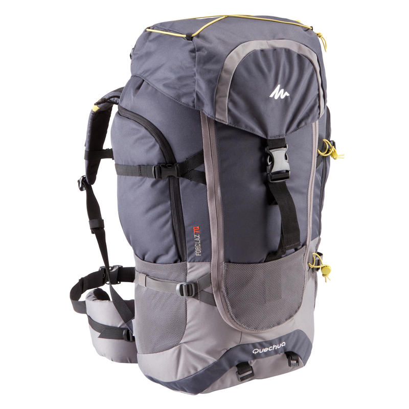 Forclaz 70-Litre Trekking Backpack - Grey Forclaz 70-Litre Trekking Backpack - Grey
