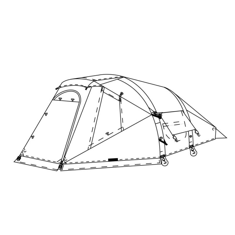 Doppio tetto per tenda AIR SECONDS FAMILY 4 FRESH