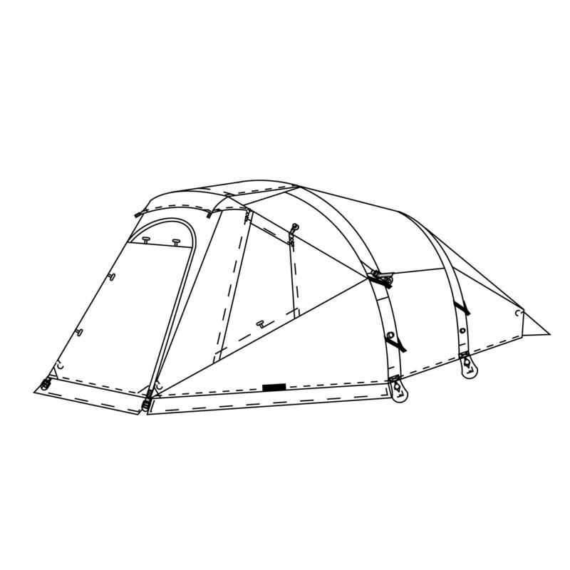 Doppio tetto per tenda AIR-SECONDS FAMILY 4
