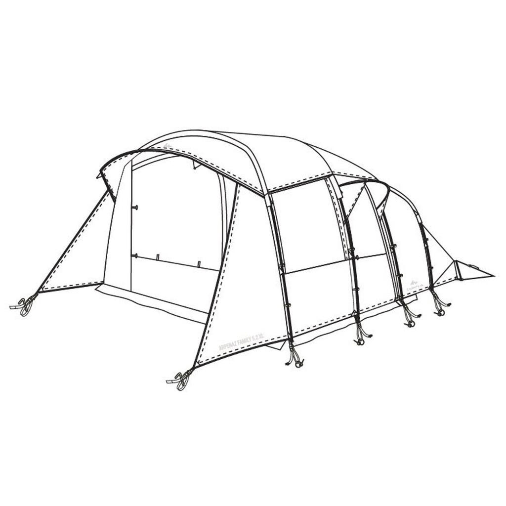 Double Roof for Arpenaz Family 5.2 XL Tent