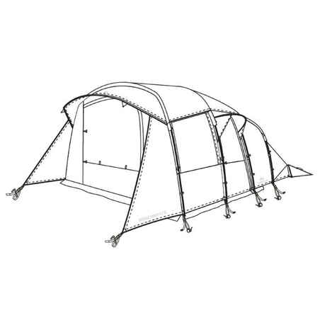 Double Roof for Arpenaz Family 5.2 XL Tent