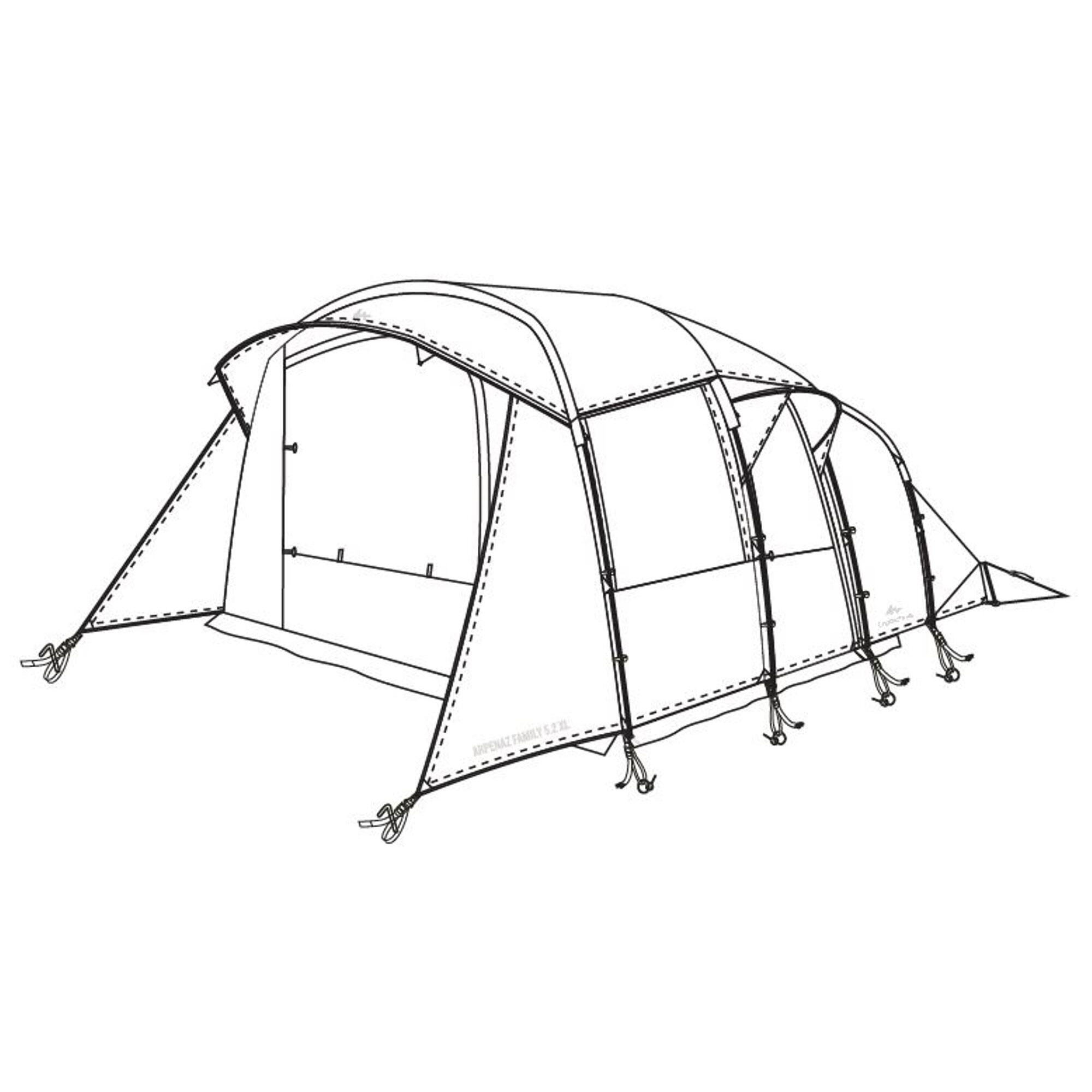 QUECHUA Doppio tetto per tenda ARPENAZ 5.2 XL