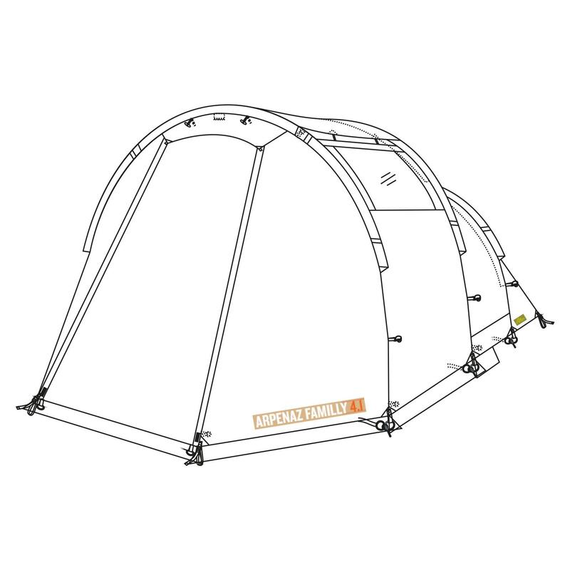 DOUBLE TOIT POUR TENTE ARPENAZ FAMILY 4.1